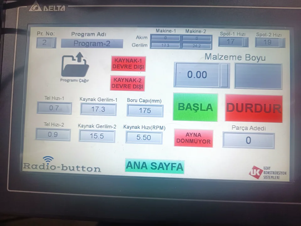 Kaynak kafası tasarım detayı